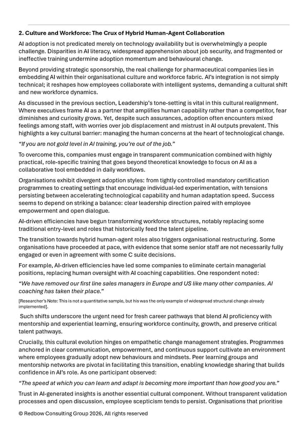 New Horizons - A White Paper: Navigating the Human Frontier of AI Adoption in Pharma - Page 3